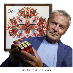 Българска шевица – подарък за създателя на Кубчето на Рубик