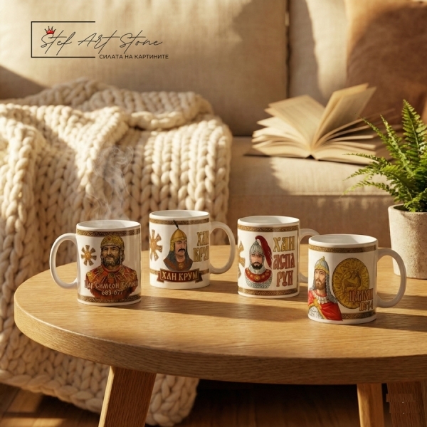 👉 Чаши Български Владетели - Бяла Серия