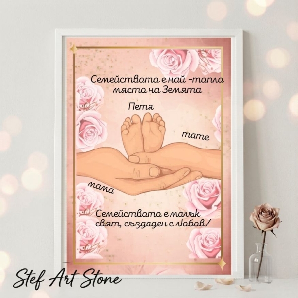 • Постери за Семейство с Рамка