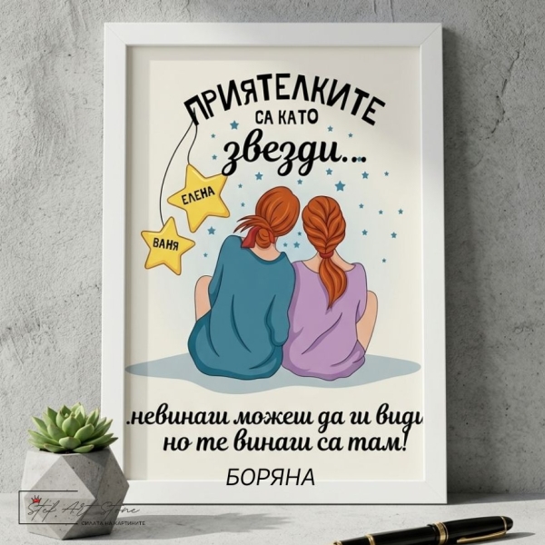 • Постери за Приятели с Рамка 