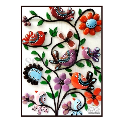 Картина Пролет Птици и Цветя 40х30