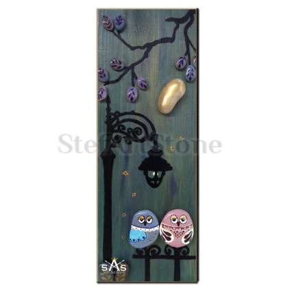 Новолуние 2 картина с камъни