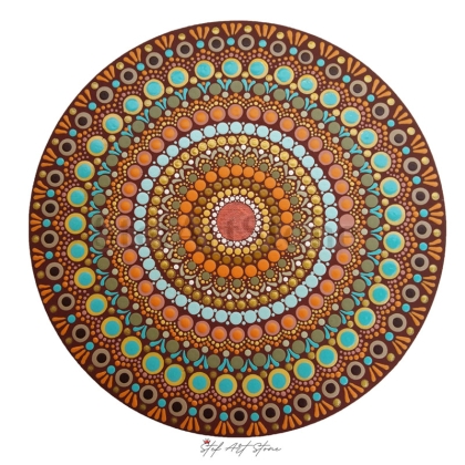 рисувана мандала