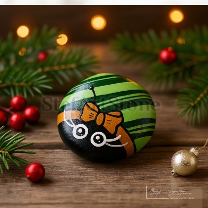 Рисуван Камък КАЛИНКА | Уникален Арт Подарък 