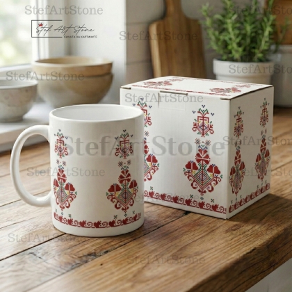 Готов подарък: Чаша с шевици в кутия