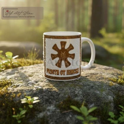 Чаша с Надпис "Розета от Плиска" – Древни Български Символи и Знакът IYI 