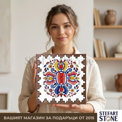 Картина с шевица „Плодородие“ –  картина за стена (символ за живот и семейно изобилие)