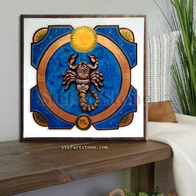 Картина Зодия Скорпион 30 х 30