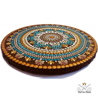 рисувана мандала, картини и пана 