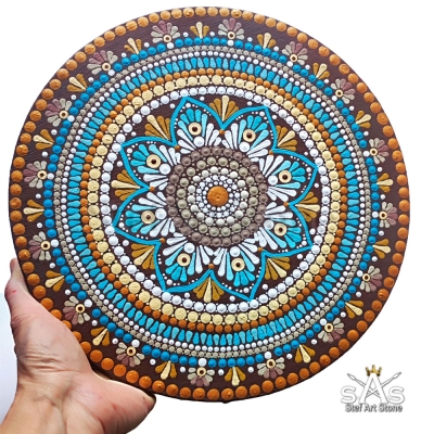 рисувана мандала, картини и пана 