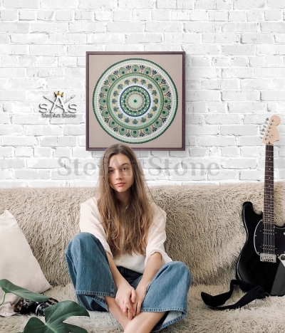 мандала за здраве, картини и пана за хол и спалня