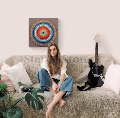 мандала за спокойствие, картини за хол и спалня