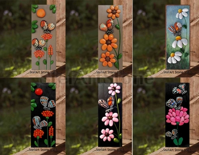 Картина Пеперуди 4 картини с камъни