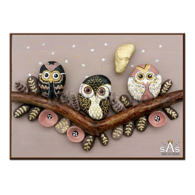 Картина с камъни Семейство 30/30