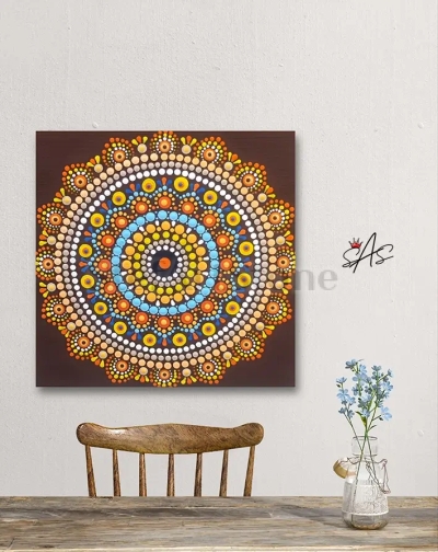 мандала, картини, мандали, картини за хол и спалня, мандала за хармония и баланс