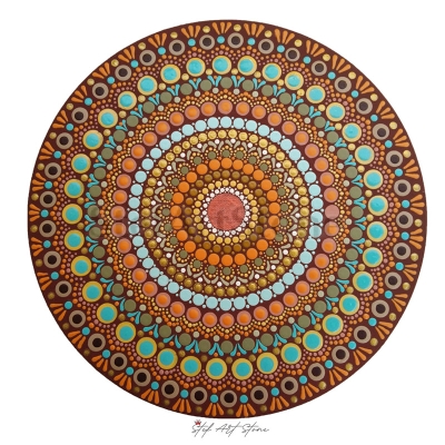 рисувана мандала