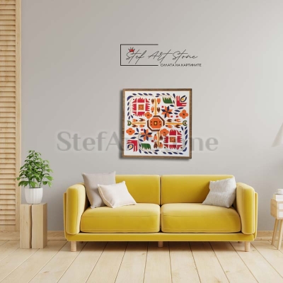 Картина Елбетица в интериор - картина за хол