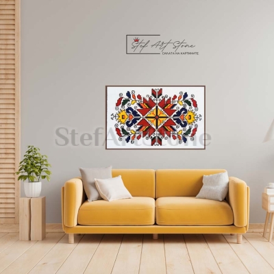 Картина за стена Рисуван мотив шевица