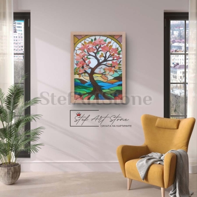 Стъклописна картина върху стъкло – елегантен интериорен акцент