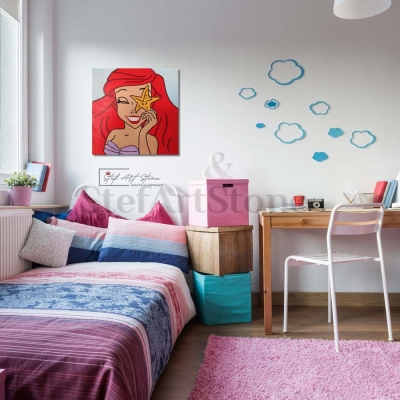 3️⃣ Картината в интериор – как изглежда на стената в детска стая.