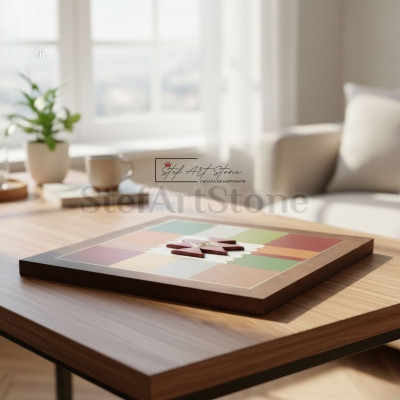 Канатица – рисувана картина пластика, бордо | StefArtStone