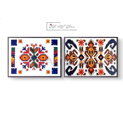 Две картини с фолклорни мотиви: Елбетица и Богинята Майка