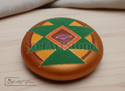 Подарък с български мотиви: Камък Канатица ръчна изработка