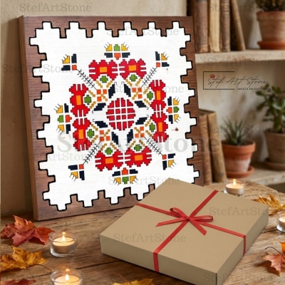 Картина с шевица "Елбетица – Традиционна Хармония" (Серия Традиция)