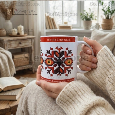  Авторска Чаша Елбетица (No4) | Магичен Знак за Сила 