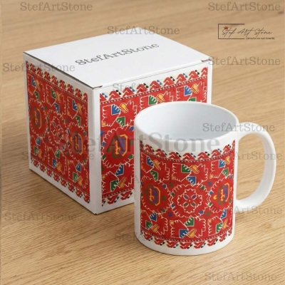 Керамична Чаша с Граовска Шевица