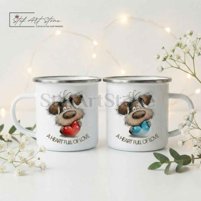 Комплект Метални Канчета "A Heart Full Of Love" 