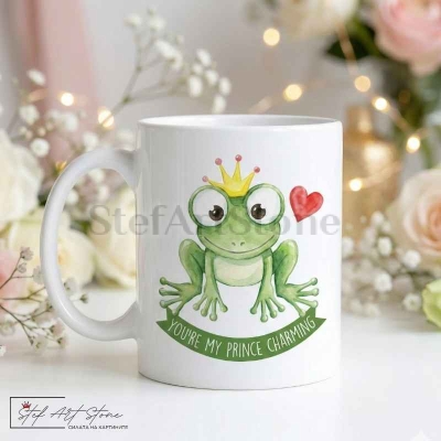 Чаша "You're My Prince Charming" – Жабокът Принц (Подарък за Него)