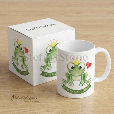 Чаша "You're My Prince Charming" – Жабокът Принц (Подарък за Него)