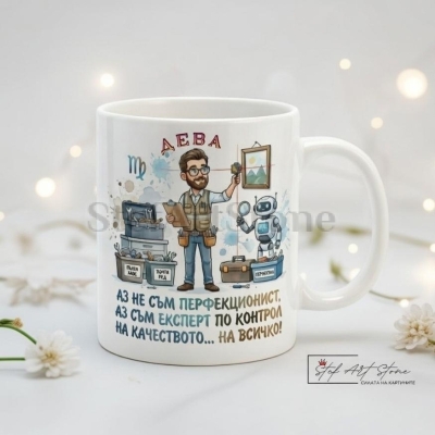 Чаша Зодия Дева (Мъж)