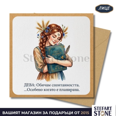 Персонализирана Чаша за Зодия Дева с Име | Обичам Спонтанността... Особено Когато е Планирана